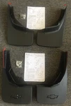 2014-2018 Chevrolet Silverado Front & Rear Molded Splash Guard Pkg Black Grained. Fixed Price $176.98.