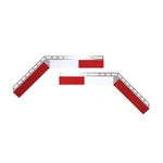 Grand General 30970 Aluminum Mud Flap Strip With Reflective 6" Dot-c2 Angled. Fixed Price $62.99.