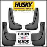 Husky Front & Rear No Drill Mud Guards Flaps Fit 2022-2025 Jeep Grand Cherokee. Fixed Price $109.95.
