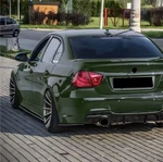 For 2005-2011 Bmw E90 E91 M Sport Carbon Fiber Dual Exhaustrear Bumper Diffuser. Fixed Price $250.00.