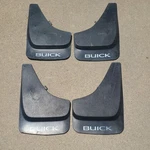 Black Contoured Mud Flaps W/buick Logo Fits 80-2010 Buick Park Ave/lesabre/regal. Fixed Price $75.00.