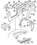 Genuine Mopar Splash Shield Left 55155697aa. Fixed Price $32.29.