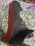 86-92 Toyota Mk3 Supra Oem Front Driver Side Mudflap Splash Guard Moulding - Red. Fixed Price $125.00.