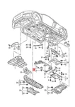 Genuine Audi Ttrs Coupe Road. Roadster Tt Tts Underbody Trim 8s0825201b. Fixed Price $102.34.