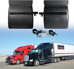 Pair Black Poly Quarter Fenders 24" X Fenders,. Fixed Price $105.40.