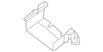 Genuine Nissan Radiator Support Air Deflector 62542-3ta0b. Fixed Price $12.82.