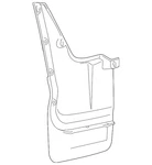 Genuine Lexus Mud Guard 76625-60320. Fixed Price $86.77.