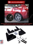 Rally Armor Black Mud Flaps W/ Silver Logo For 2012-2016 Subaru Impreza 4dr 5dr. Fixed Price $149.99.