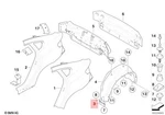 Genuine Bmw Hybrid X6 M E71 E72 Deflector Lip Rear Left 51627188841. Fixed Price $49.52.