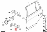 Oem Bmw X3 E83 1.8d 2.0d 2.0i 2.5i Door Hinge Bottom Left 41003422371. Fixed Price $115.58.