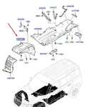 Land Rover Defender L663 Front Right Arch Liner Rear Part Lr177929 New. Fixed Price $243.08.