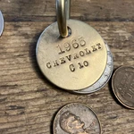 1965 Chevrolet C-10 Truck Solid Brass Key Fob 65 Chevy Pick Up Longbed Fleet. Fixed Price $14.95.