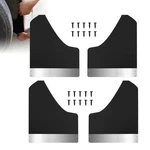 Rulline 4pcs Car Mud Flaps With Night Reflectors Black. Fixed Price $32.45.