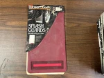 Vintage Nos Rubber Queen Maroon Guard Splash Guards No. 6565. Fixed Price $19.95.