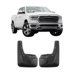 Mud Guards Splash Flaps For Ram 1500 2500 2019-2026 Pickup Black Rear 2 Pcs. Fixed Price $36.99.