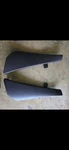 Corvette C8 Black Rear Side Wheel Opening Moldings - Gm (84859965 & 84859966). Fixed Price $175.00.