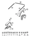 Genuine Mopar Splash Shield Right 68341318aa. Fixed Price $43.20.