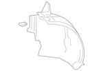 Genuine Mercedes-benz Wheel Arch Cover 247-690-66-00. Fixed Price $200.96.