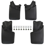 4pc No-drill Mud Flaps For 2016-2023 Toyota Tacoma Black Pvc Contoured Design. Fixed Price $32.56.