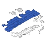 For Dodge Hornet 2024-2025 68607183aa Right Floor Pan Splash Shield. Fixed Price $83.16.