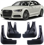 Genuine Full Set Splash Guards Mud Flaps For 2016-2018 Audi S6 A6 C7 S Line. Fixed Price $19.99.