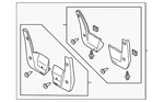 Genuine Honda Splash Guard Set 08p00-tva-100a. Fixed Price $126.44.