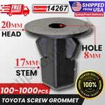 A 14267 Screw Grommet 20mm Head 17mm Length Toyota/lexus 90189-06013, 25-1000pcs. Fixed Price $119.99.