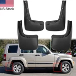 For 2008-2012 Jeep Liberty 4pcs Front Rear Splash Guards Mud Flaps. Fixed Price $57.99.