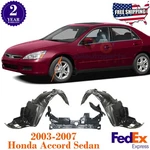 Fender Liners Front + Engine Splash Shield For 2003-2007 Honda Accord Sedan. Fixed Price $98.16.