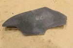 1963-1967 Corvette Nos Rear Quarter Lh Splash Shield Black Fiberglass. Fixed Price $250.00.
