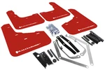 Rally Armor (mf29-ur-rd/wh) Red Mud Flap W/ White Logo For 13+ Fiesta St. Fixed Price $176.00.