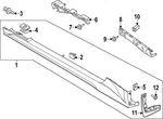 Genuine Ford Rocker Panel Molding Rivet W707373-s300. Fixed Price $2.70.