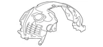 Genuine Jaguar Fender Liner T4a26655. Fixed Price $262.73.