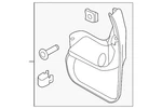 Genuine Ford Splash Guards Molded Rear Pair No Logo Bm5z-16a550-b. Fixed Price $71.40.