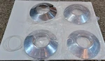 1976-82 C3 Corvette Aluminum Wheel Cone Complete Set A5614 Ec195s. Fixed Price $119.99.