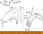 Kia Oem 17-25 Ev6 Fender Components-fender Liner Clip 84219c2000. Fixed Price $15.07.