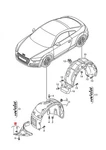 Genuine Audi Tt Coupe Roadster Tts Fv3 Fv9 Fvp Wheel Housing Liner 8s0821191g. Fixed Price $48.84.