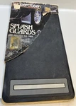 Pair Of Clip-on Splash Guards, Rubber Queen # 6565, Black Light Grey Worn Packge. Fixed Price $22.00.