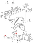 Genuine Cover Right Vw Golf R32 Gti Rabbit 5k1 5k0805414a. Fixed Price $6.77.