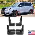 For 2014-2018 Subaru Forester Suv 4pcs Black Front Rear Mud Flaps Splash Guards. Fixed Price $46.99.