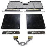 Blue Ox Bx88421 Mud Flap System - 2.5" Receiver With Rock Screen. Fixed Price $450.00.