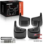 Set Of 4pcs Mud Flaps Splash Guards Mudguards Mudflaps Without Fender Flares. Fixed Price $56.98.