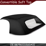 Black Convertible Soft Top For Porsche Boxster 05-12 W/ Glass Window. Fixed Price $310.99.