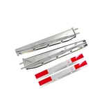 Stainless Steel Straight Spring Loaded Mud Flap Hanger Set 2.5" Bolt Spacing .... Fixed Price $106.72.