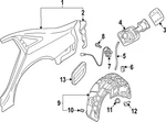 Genuine Audi Splash Shield 8w0-810-172-f. Fixed Price $186.00.