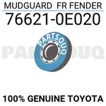 766210e020 Genuine Toyota Mudguard Fr Fender 76621-0e020. Fixed Price $23.14.