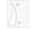 Gm Oem 14-19 Corvette Quarter Panel Exterior Trim-wheel Opng Mldg 23489904. Fixed Price $124.72.