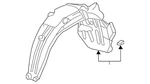 Genuine Acura Quarter Panel Splash Shield 74551-tjb-a01. Fixed Price $154.72.