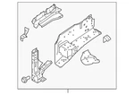 Genuine Nissan Apron Assembly 64100-9fv2j. Fixed Price $723.89.