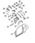 Genuine Mopar Splash Shield Right 68154952ab. Fixed Price $90.44.
